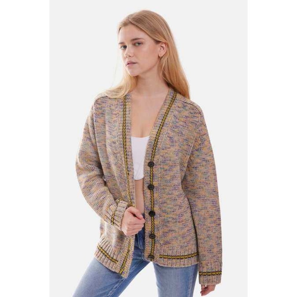 RE/DONE 90s Oversized Cardigan Rainbow Multi Size XS